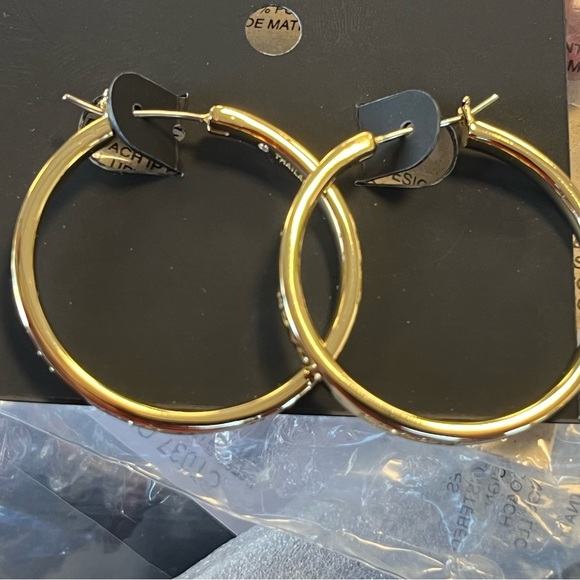 Gold Hoop Earrings - Picture 2 of 4